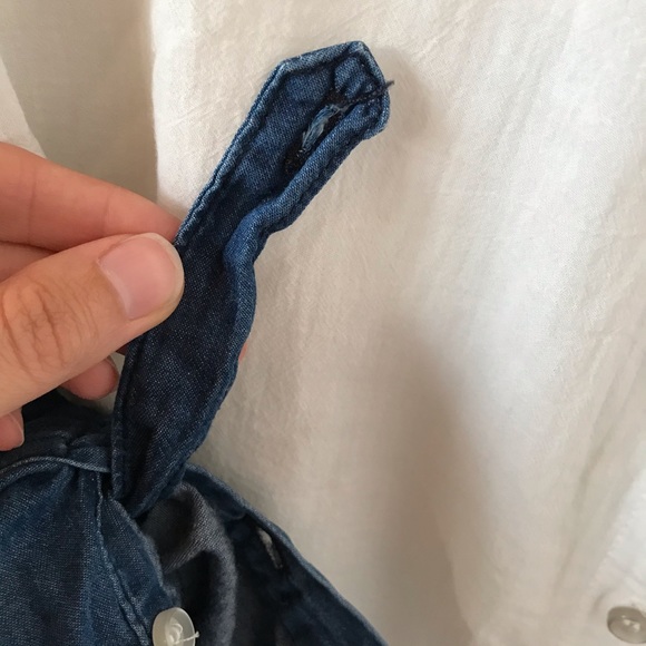 NSF white and chambray button down - Picture 10 of 10